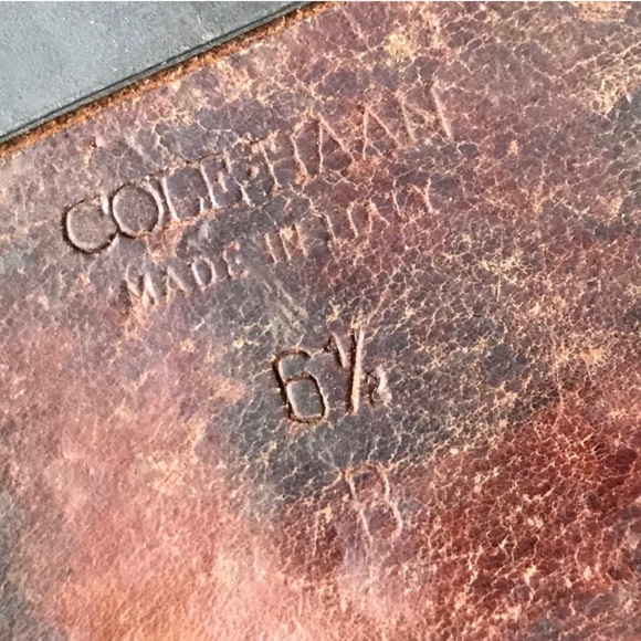 VTG Cole Haan Brown Woven Leather Ankle Booties - Picture 8 of 8